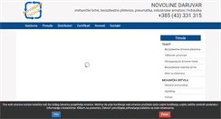 Desktop Screenshot of novoline-daruvar.com