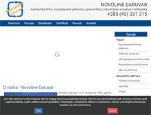 Tablet Screenshot of novoline-daruvar.com
